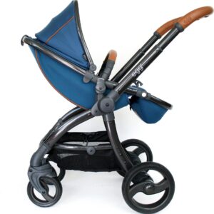 Egg stroller - kinderwagen - regal navy / frame: zwart (showroommodel)