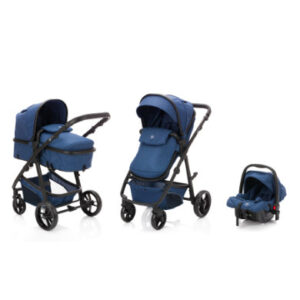 Fillikid Kinderwagen Set Panther Elite 3-in-1 Blauw Melange