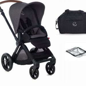 Jane Muum Kinderwagen (2021) Cold Black + gratis luiertas & regenhoes t.w.v. €139,-