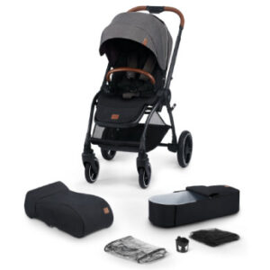 Kinderkraft Kinderwagen Evolution Cocoon 2 in 1 Platinum Grijs