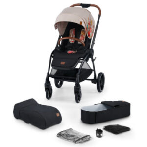 Kinderkraft Kinderwagen Evolution Cocoon 2 in 1 Vogelpatroon