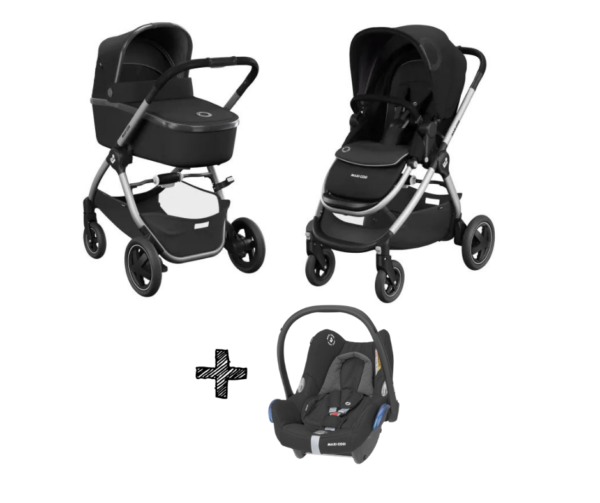 Kinderwagen 3-in-1 Maxi-Cosi Adorra 2.0 Essential Black met...