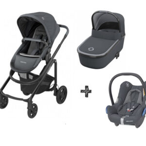 Kinderwagen 3-in-1 Maxi-Cosi Lila CP Essential Graphite +...