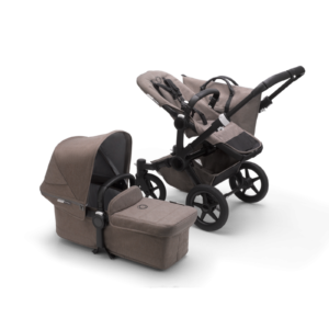 Kinderwagen Bugaboo Donkey3 Mono Compleet Mineral Taupe (Black Frame)