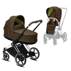 Kinderwagen CYBEX e-PRIAM Khaki Green / Khaki Brown