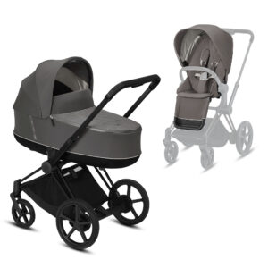 Kinderwagen CYBEX e-PRIAM Soho Grey / Mid Grey