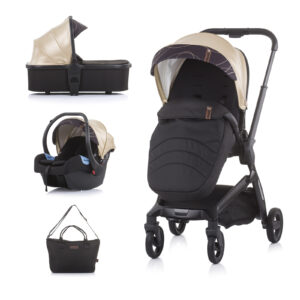 Kinderwagen Chipolino 3-in-1 Emotion Gold (incl Autostoel)