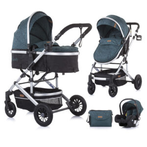 Kinderwagen Chipolino Estelle Pine 3-in-1 + Autostoel