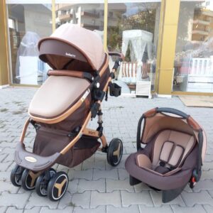 Kinderwagen Gold/Brown 3 in 1