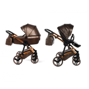 Kinderwagen Junama 3-in- Glitter Brown incl Autostoel