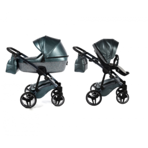 Kinderwagen Junama 3-in- Glitter Green incl Autostoel