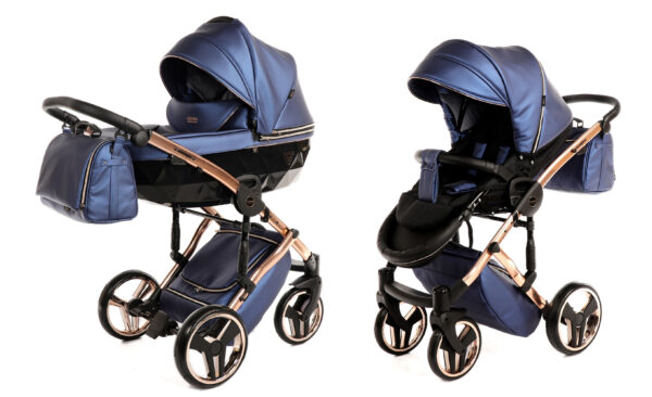 Kinderwagen Junama Fluo Line 01 Blue / Copper Frame