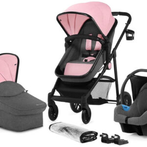 Kinderwagen Kinderkraft Juli 3-in-1 Pink + Autostoel