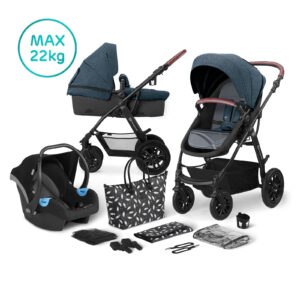 Kinderwagen Kinderkraft Xmoov 3-in-1 Denim (incl. Autostoel &...