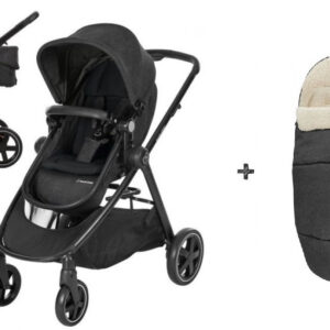 Kinderwagen Maxi-Cosi Zelia Nomad Black + Gratis Voetenzak Nomad Black