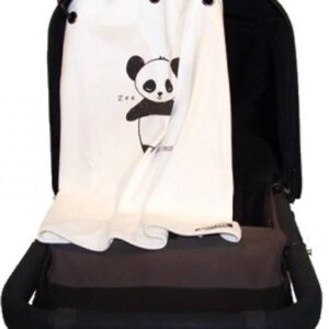 Kurtis Panda Zonnedoek Kinderwagen - Zwart/Wit