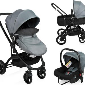 Little World Kinderwagen - City Walker 3 in 1 - Grijs - Tot 22 kg