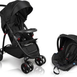 Little World Kinderwagen Convoy 2 in 1 Zwart