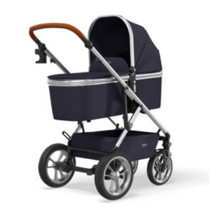 MOON Combi kinderwagen Nuova Silver /Navy Collection 2021