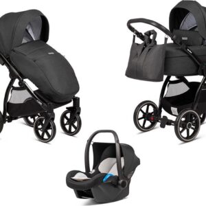 Moonrock Grey Kinderwagen - Suvvy Frame - Full Option - Met autostoel