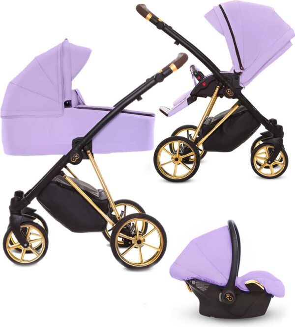 Musse Ultra Lilic 3 in 1 Kinderwagen incl. maxi cosi - Complete set babywagen (levertijd 2 á 3 weken)