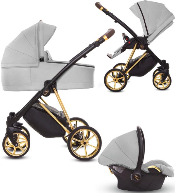 Musse Ultra Zen 3 in 1 Kinderwagen incl. maxi cosi (levertijd 2 á 3 weken)