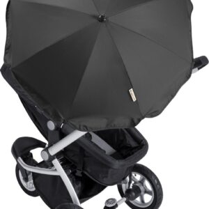 Playshoes UV parasol Kinderwagen - Zwart - Maat Onesize