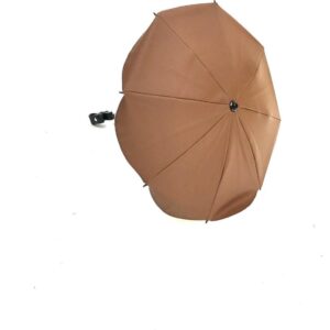 P'tit Chou Parasol Parasol kinderwagen Eco leder - Cognac bruin - Universeel