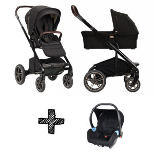 SET | Kinderwagen Nuna Mixx Next Riveted + Autostoel 0+ Onyx Black