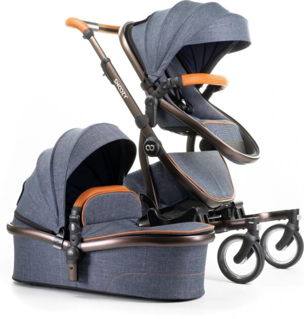 Snoozy Kinderwagen One Sportstoel/reiswieg 108 Cm Blauw