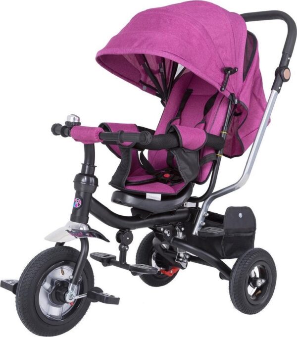 Spiel Werk Multifunctionele Kinderwagen driewieler roze