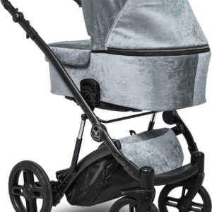 Velvett kinderwagen - Pebble Grey