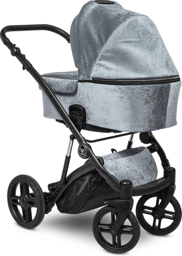 Velvett kinderwagen - Pebble Grey