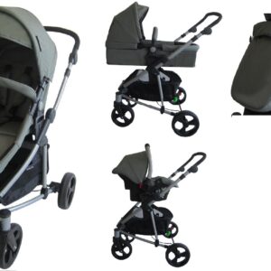 X Adventure Kinderwagen Inspire Donkergrijs 8-delig