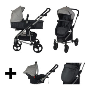 X Adventure Kinderwagen Inspire Jeans Grijs 8-delig