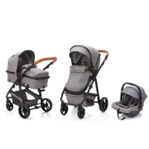 fill Kinderwagen Set Panther lichtgrijs melange