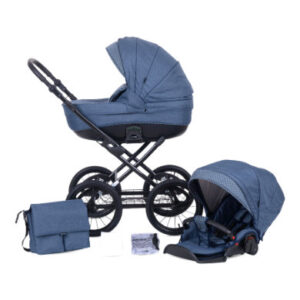 knorr-baby Combi-kinderwagen Kreta blauw