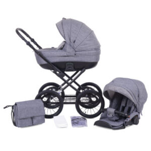 knorr-baby Combi-kinderwagen Kreta lichtgrijs