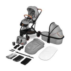 lionelo Kinderwagen Riya 2 in 1 Grijs Stone