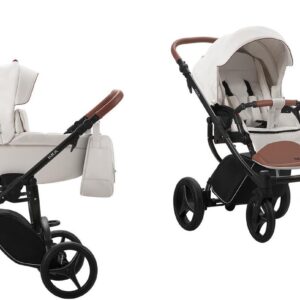 Bebetto Luca 2 in 1 kinderwagen met Eco leer Pro 01