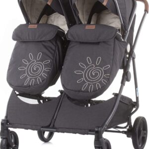 Duo Kinderwagen 0+ new borns Chipolino Duo Smart vanilla met luiertas