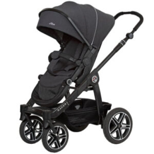 Hartan Kinderwagen Racer GTX met handrem s. Olive r class y streep (431) Framekleur zwart