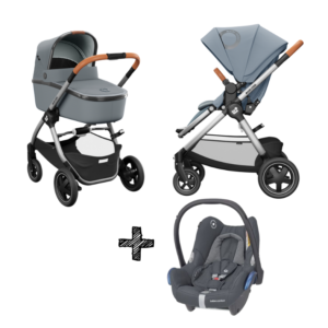 Kinderwagen 2-in-1 Maxi-Cosi Adorra 2.0 Essential Grey + Autostoel Maxi-Cosi Cabriofix