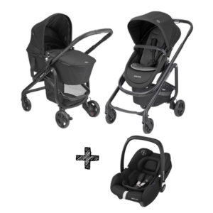 Kinderwagen 2-in-1 Maxi-Cosi Lila SP Essential Black + Autostoel Maxi-Cosi Tinca