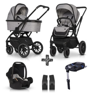 Kinderwagen Cavoe Axo Comfort Frost 4in1 + Gratis Wipstoel