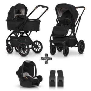 Kinderwagen Cavoe Axo Style Meteorite 3in1 + Gratis Wipstoel