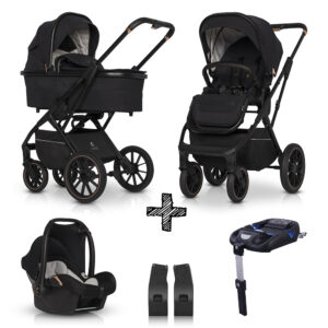 Kinderwagen Cavoe Axo Style Meteorite 4in1 + Gratis Wipstoel