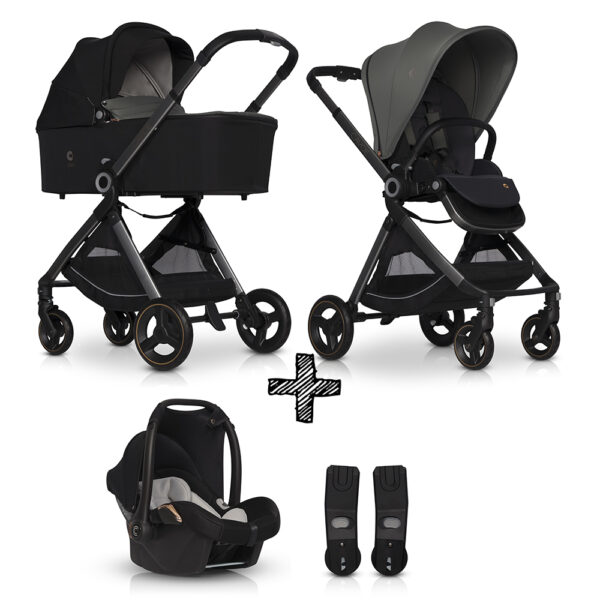 Kinderwagen Cavoe Osis Agave 3in1 + Gratis Wipstoel