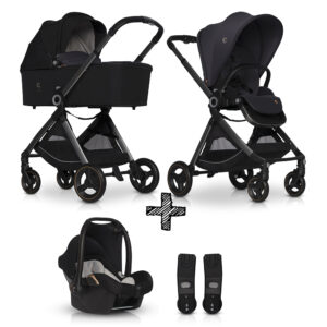 Kinderwagen Cavoe Osis Iron 3in1 + Gratis Wipstoel