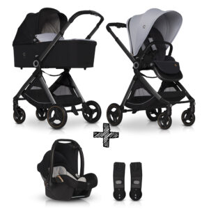 Kinderwagen Cavoe Osis Shadow 3in1 + Gratis Wipstoel